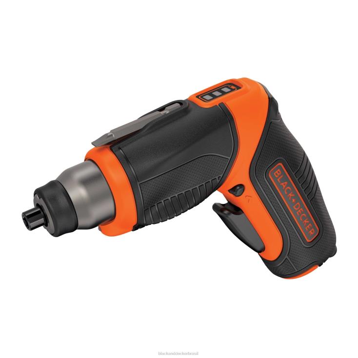 BLACK+DECKER N20D564Chave de fenda sem fio máxima de 4 V com kit para pendurar quadros ferramentas