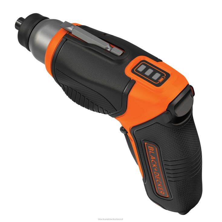 BLACK+DECKER N20D564Chave de fenda sem fio máxima de 4 V com kit para pendurar quadros ferramentas