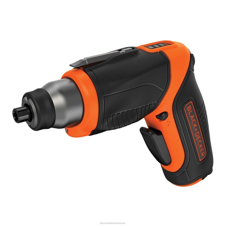 BLACK+DECKER N20D564Chave de fenda sem fio máxima de 4 V com kit para pendurar quadros ferramentas