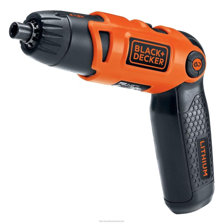 BLACK+DECKER N20D566chave de fenda sem fio com cabo giratório, carregador USB e 2 pontas hexagonais ferramentas