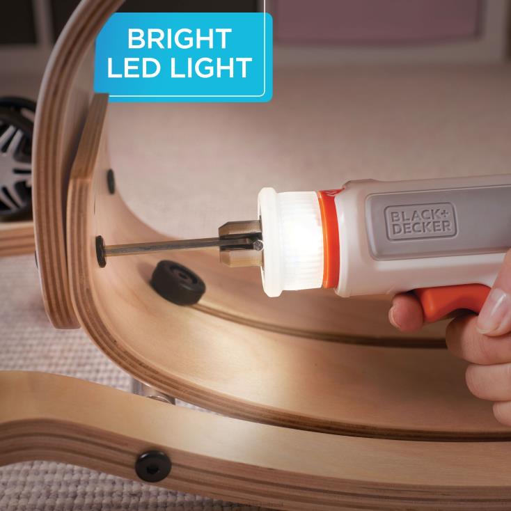 BLACK+DECKER N20D569Chave de fenda sem fio máxima 4v ferramentas