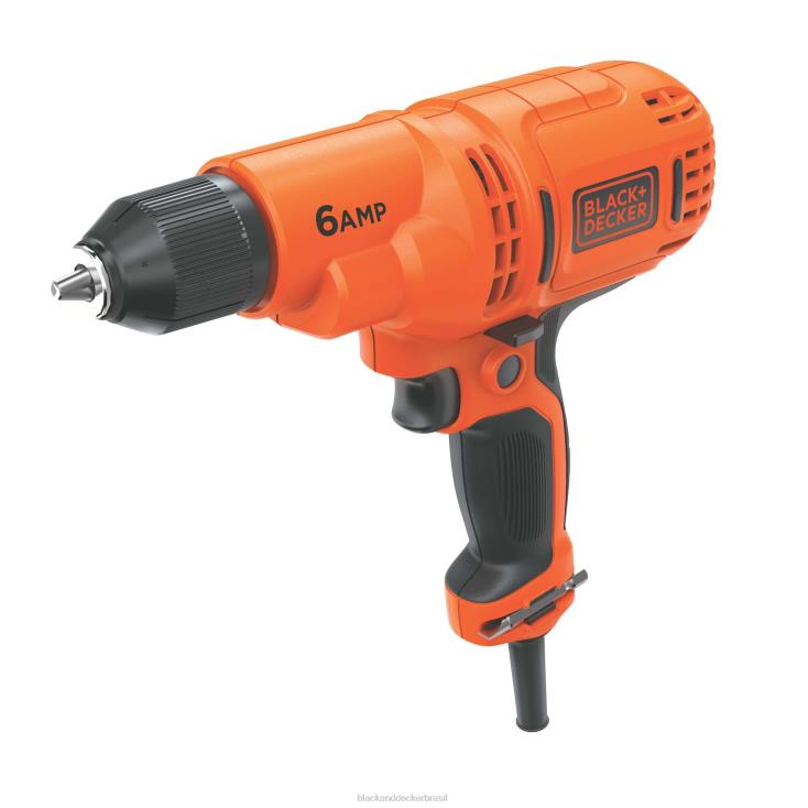 BLACK+DECKER N20D570kit de chave de furadeira elétrica de 3/8 pol. 6,0 A com fio ferramentas