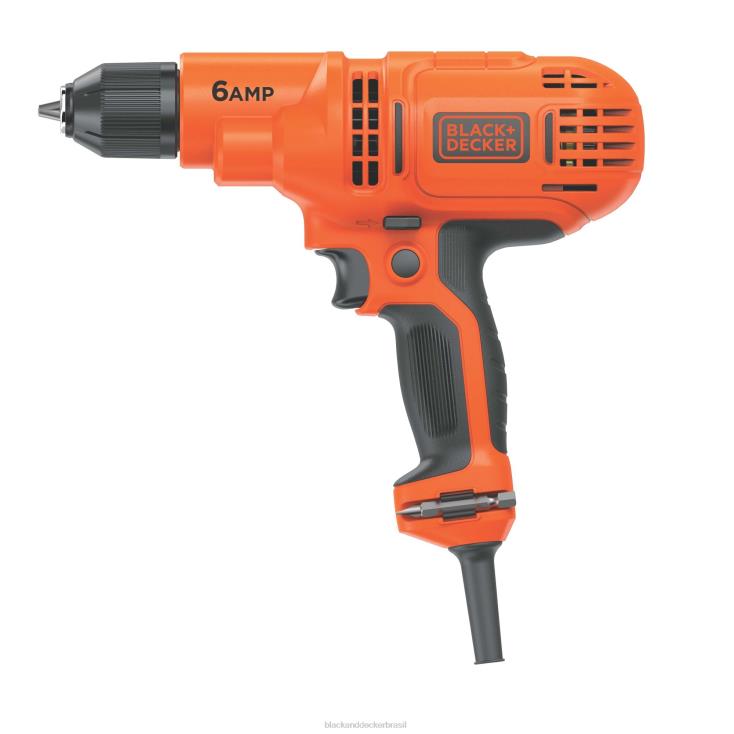 BLACK+DECKER N20D570kit de chave de furadeira elétrica de 3/8 pol. 6,0 A com fio ferramentas