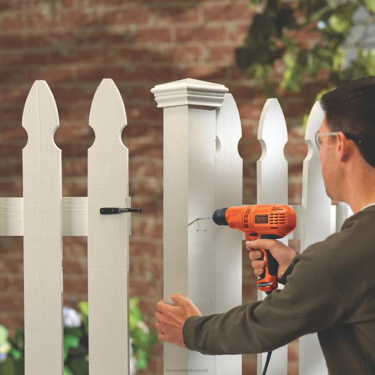 BLACK+DECKER N20D571furadeira com fio 5,5 A 3/8 pol. ferramentas