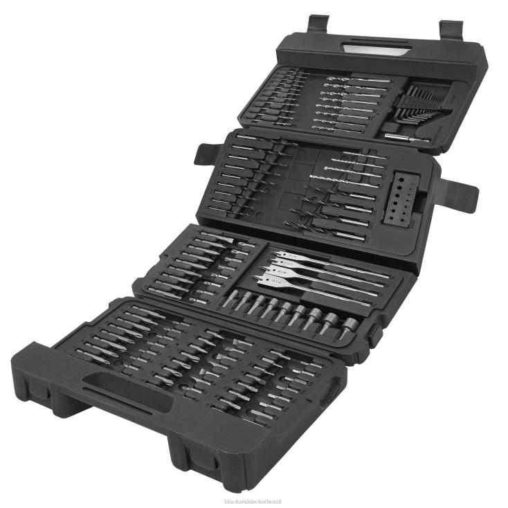 BLACK+DECKER N20D576conjunto de chave/broca 129 peças ferramentas