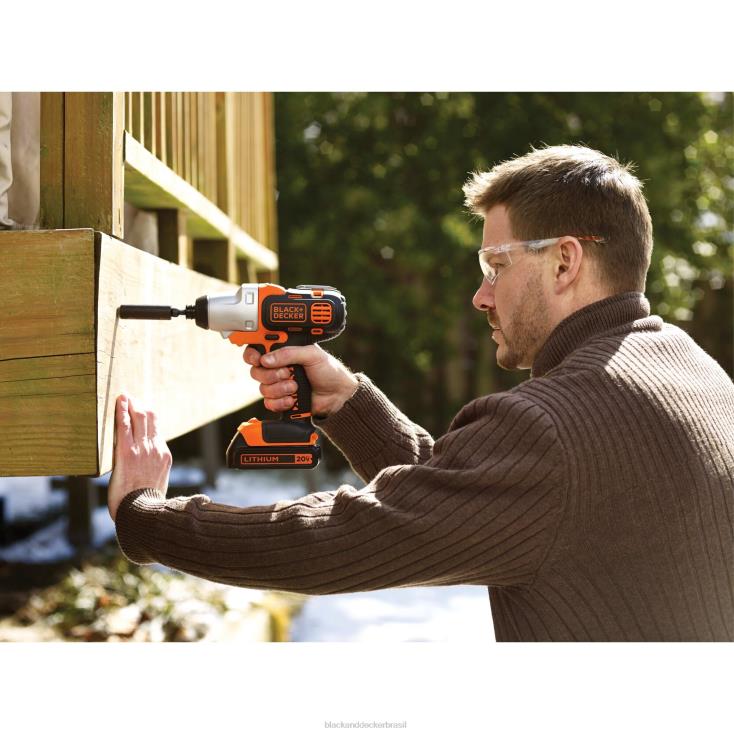 BLACK+DECKER N20D580acessório multiferramenta de impacto matricial com estojo de armazenamento ferramentas