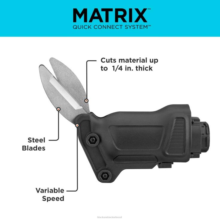 BLACK+DECKER N20D587tesoura multiferramenta acessório com caixa ferramentas
