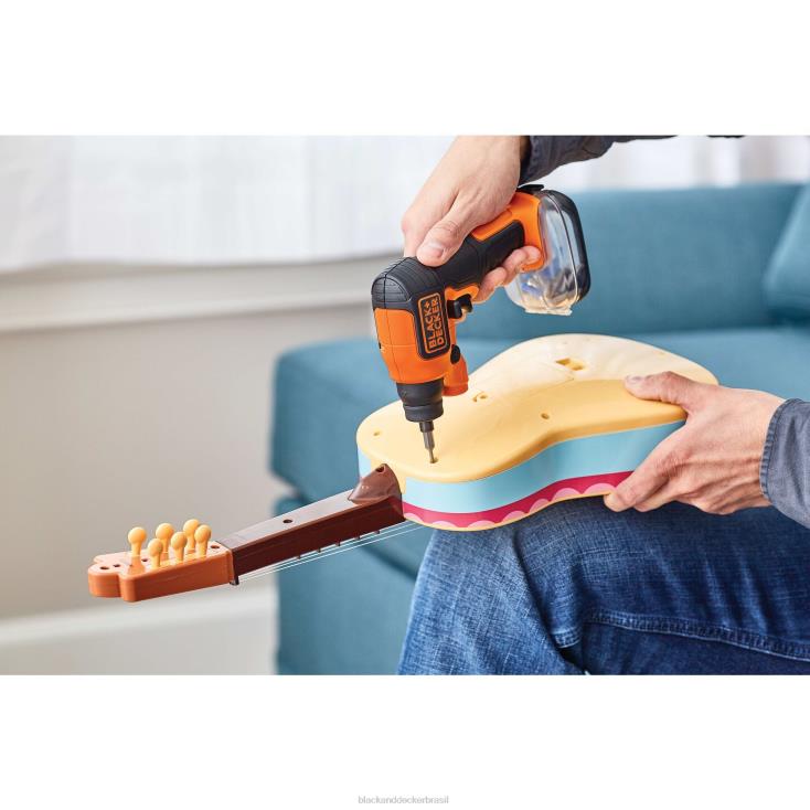 BLACK+DECKER N20D588Chave de fenda sem fio lightdriver 4v max com pacote de armazenamento ferramentas