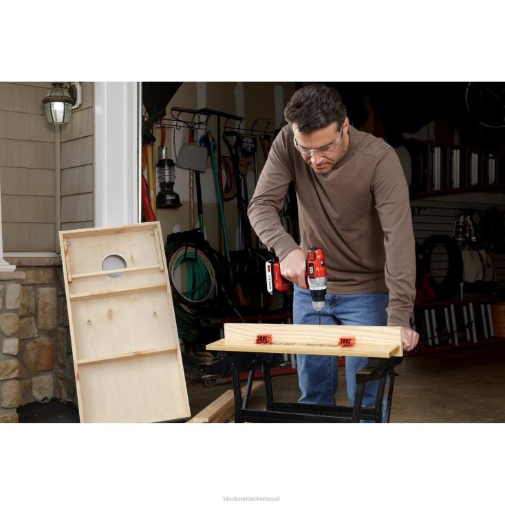 BLACK+DECKER N20D591Furadeira/driver de 2 velocidades de lítio máximo de 20 V com bolsa de armazenamento e carregador rápido ferramentas