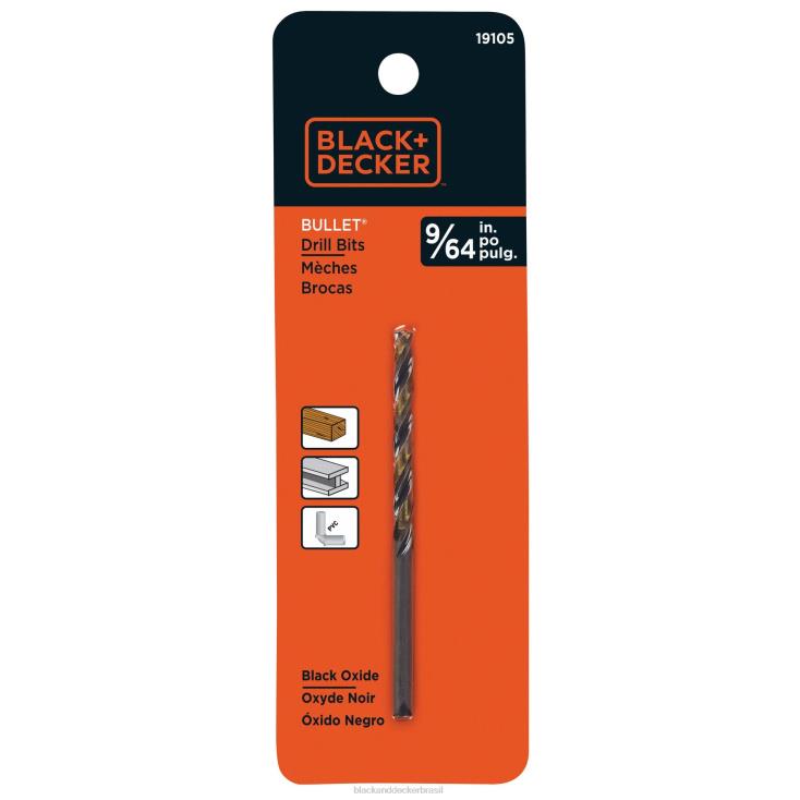 BLACK+DECKER N20D598broca de bala de 9/64 polegadas ferramentas