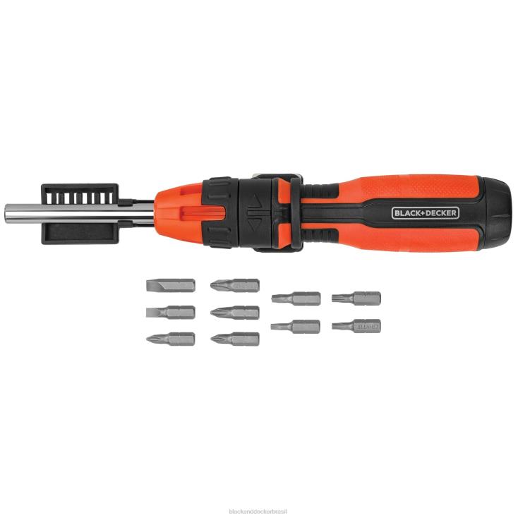 BLACK+DECKER N20D604chave de fenda catraca 10 bits ferramentas