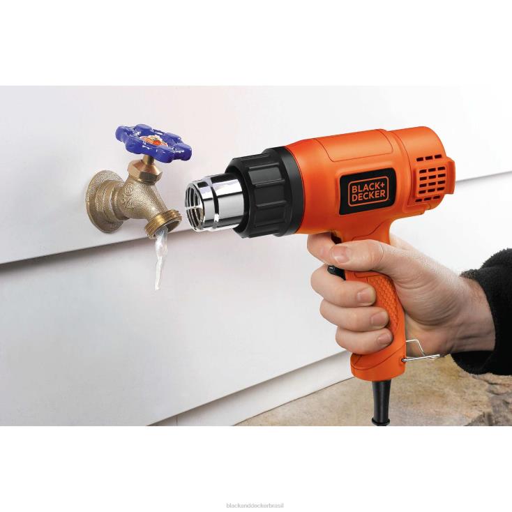 BLACK+DECKER N20D672pistola de calor com configurações duplas de temperatura ferramentas