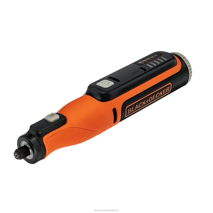 BLACK+DECKER N20D678Ferramenta rotativa sem fio máxima de 8 V com conjunto de acessórios de 35 peças ferramentas