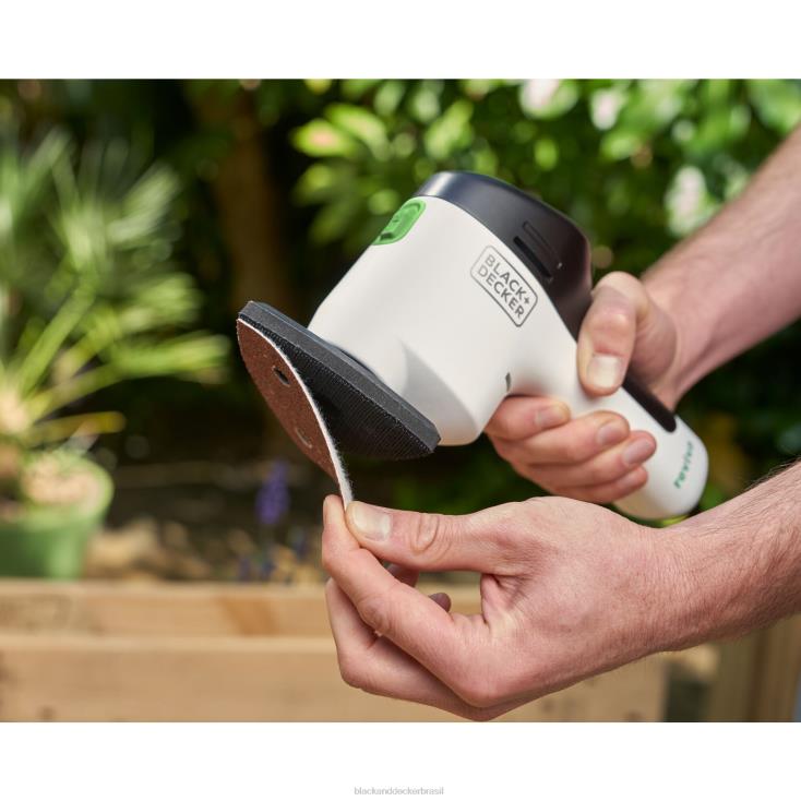 BLACK+DECKER N20D616Lixadeira de detalhes sem fio Reviva 12V Max com carregador ferramentas