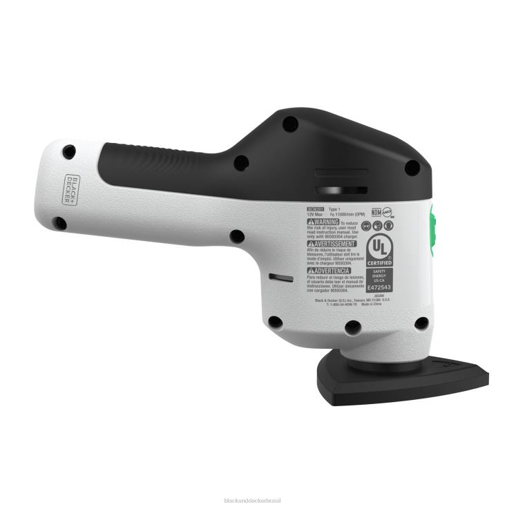 BLACK+DECKER N20D616Lixadeira de detalhes sem fio Reviva 12V Max com carregador ferramentas