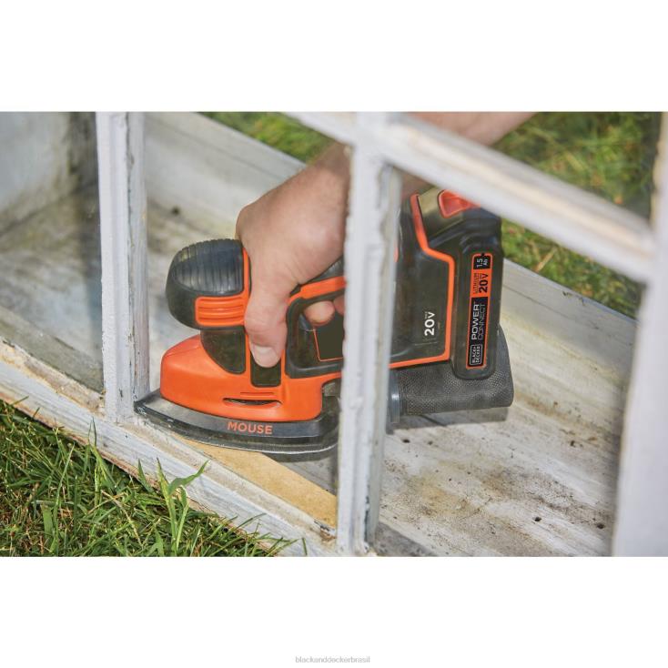 BLACK+DECKER N20D617Lixadeira mouse sem fio máxima de 20v ferramentas