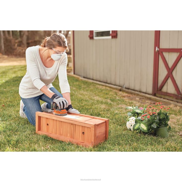 BLACK+DECKER N20D621Lixadeira orbital aleatória máxima 20v sem fio ferramentas