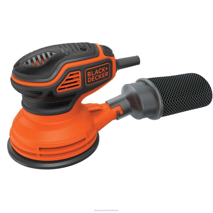 BLACK+DECKER N20D625Lixadeira orbital elétrica de 2,4 A e 5 pol. ferramentas