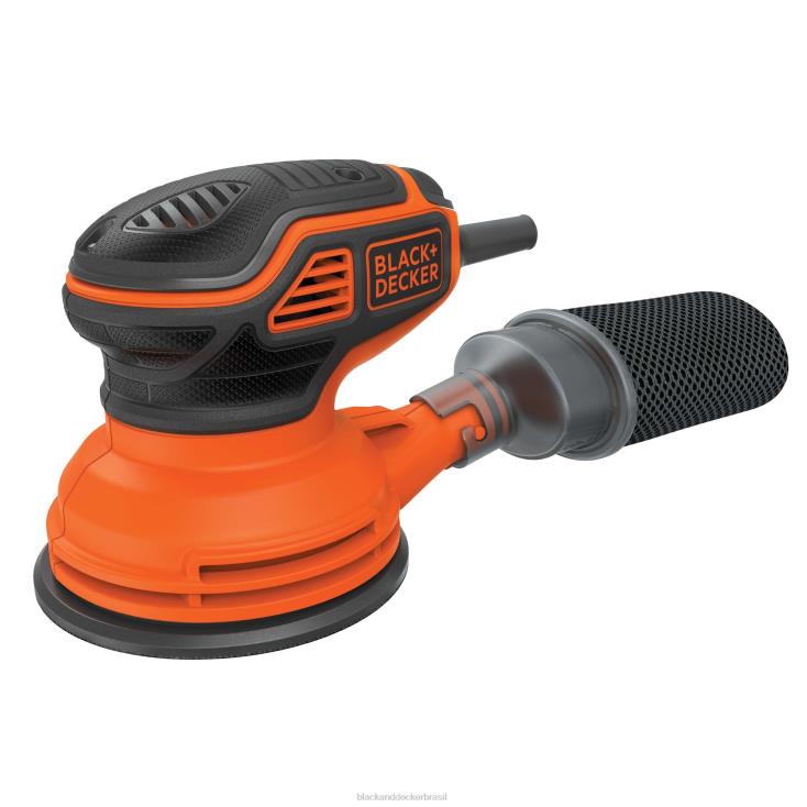 BLACK+DECKER N20D625Lixadeira orbital elétrica de 2,4 A e 5 pol. ferramentas