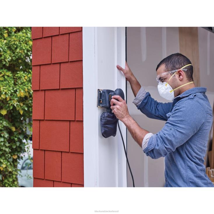 BLACK+DECKER N20D644lixadeira elétrica 1/4 folha 1,5 amperes ferramentas