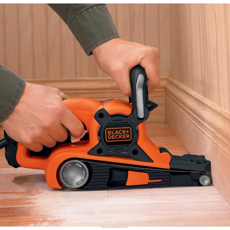 BLACK+DECKER N20D645lixadeira de cinta com saco de pó de 7 A, 3 polegadas por 21 polegadas ferramentas