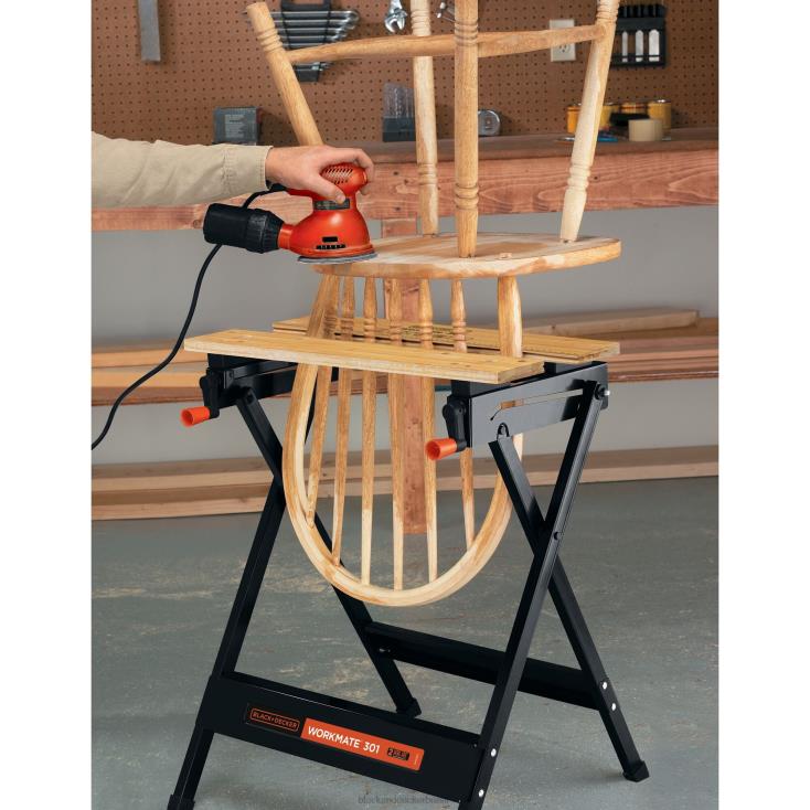 BLACK+DECKER N20D685Bancada de trabalho portátil Workmate com capacidade de 350 libras ferramentas