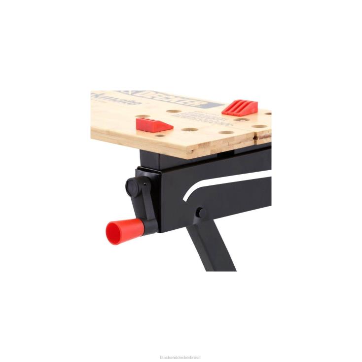 BLACK+DECKER N20D685Bancada de trabalho portátil Workmate com capacidade de 350 libras ferramentas