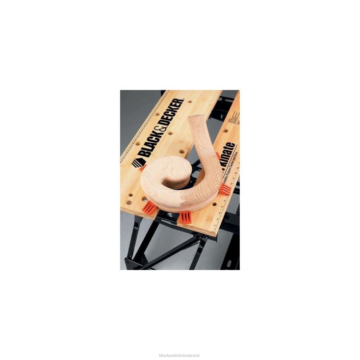 BLACK+DECKER N20D689Bancada de trabalho portátil Workmate com capacidade de 425 a 550 libras ferramentas
