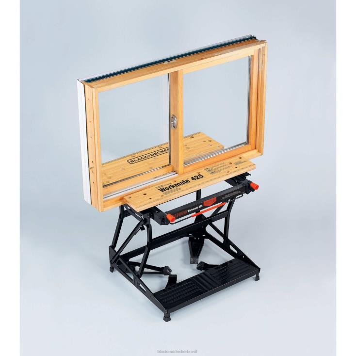 BLACK+DECKER N20D689Bancada de trabalho portátil Workmate com capacidade de 425 a 550 libras ferramentas