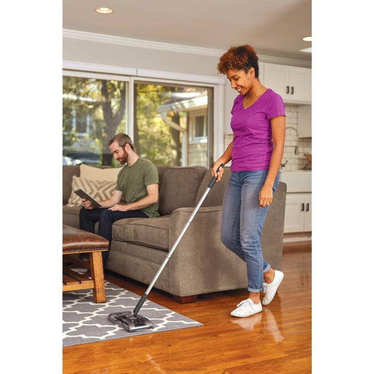 BLACK+DECKER N20D100varredora de chão cinza limpeza
