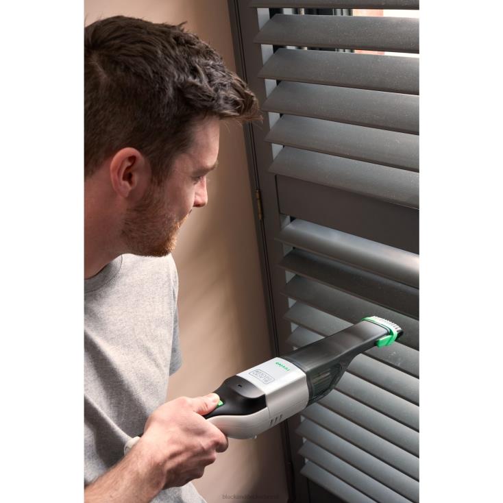 BLACK+DECKER N20D10aspirador de mão sem fio reviva 8v max com filtro de carregador e ferramenta para fendas de escova limpeza