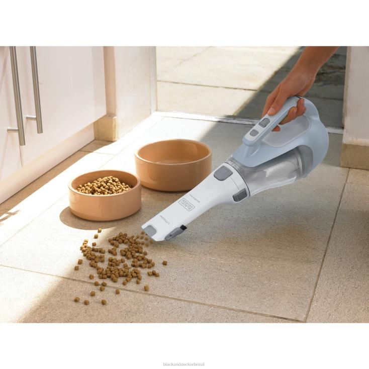 BLACK+DECKER N20D14Aspirador de mão sem fio max 16v max com carregador de parede e ferramenta para fendas de escova limpeza