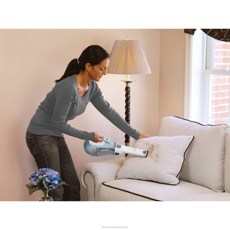 BLACK+DECKER N20D14Aspirador de mão sem fio max 16v max com carregador de parede e ferramenta para fendas de escova limpeza