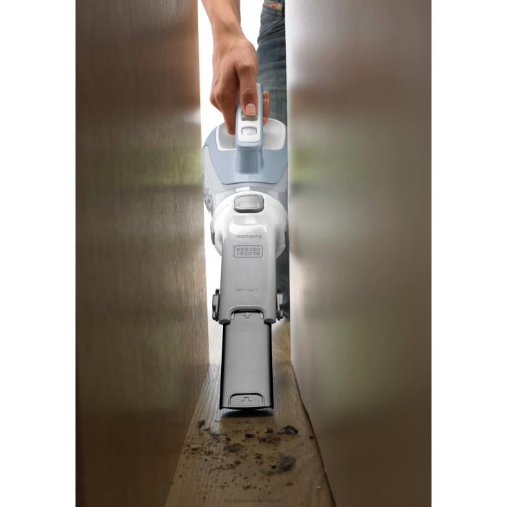 BLACK+DECKER N20D14Aspirador de mão sem fio max 16v max com carregador de parede e ferramenta para fendas de escova limpeza