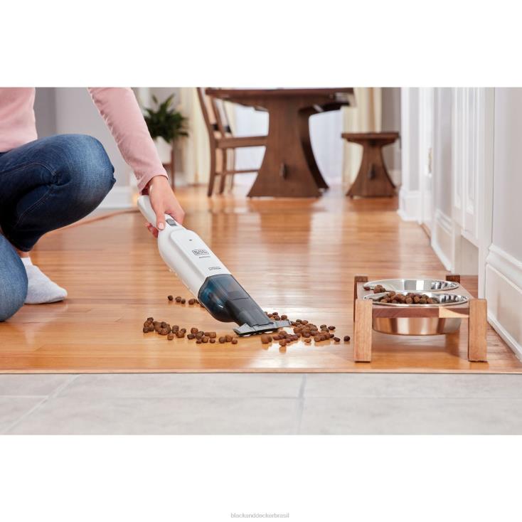 BLACK+DECKER N20D25Aspirador de pó portátil máximo de 12v, sem fio, limpeza avançada, com carregador base limpeza