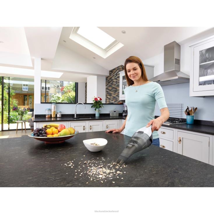 BLACK+DECKER N20D27Aspirador manual de íons de lítio sem fio Dustbuster limpeza