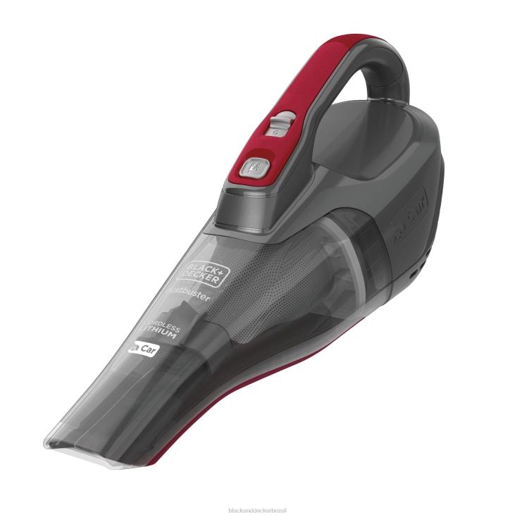 BLACK+DECKER N20D2Aspirador de mão sem fio para carro Dustbuster QuickClean com escova de estofamento motorizada limpeza