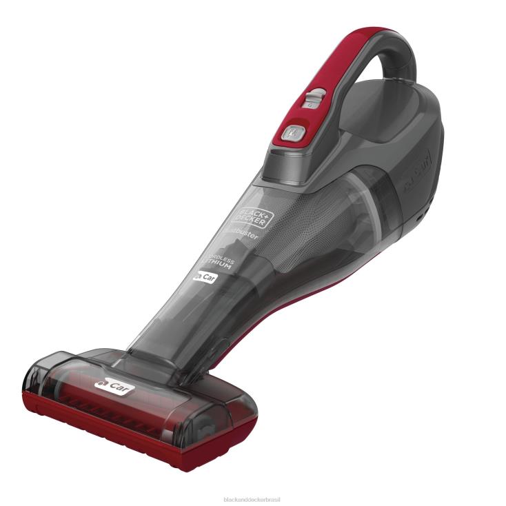 BLACK+DECKER N20D2Aspirador de mão sem fio para carro Dustbuster QuickClean com escova de estofamento motorizada limpeza