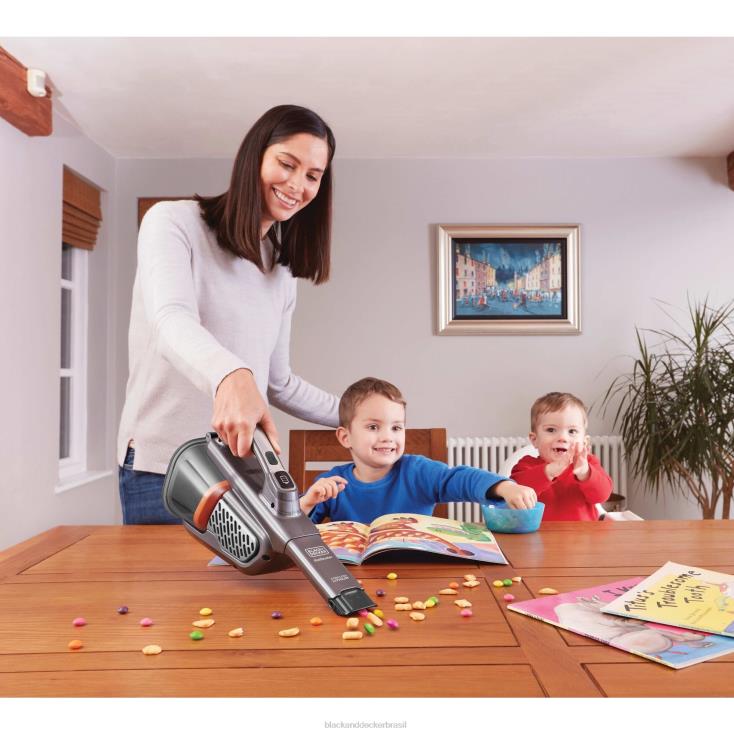 BLACK+DECKER N20D37Aspirador de mão sem fio 12v max dustbuster advancedclean limpeza
