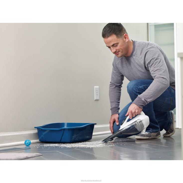BLACK+DECKER N20D41Dustbuster advancedclean aspirador de pó portátil sem fio branco limpeza