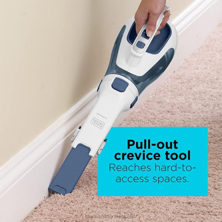 BLACK+DECKER N20D44Dustbuster aspirador portátil sem fio tinta azul limpeza