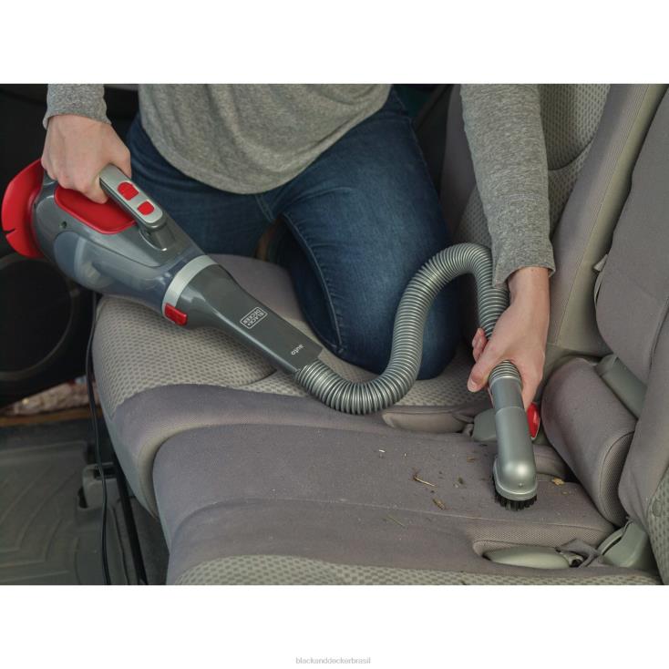 BLACK+DECKER N20D46Dustbuster 12v max dc aspirador portátil para carro vermelho limpeza