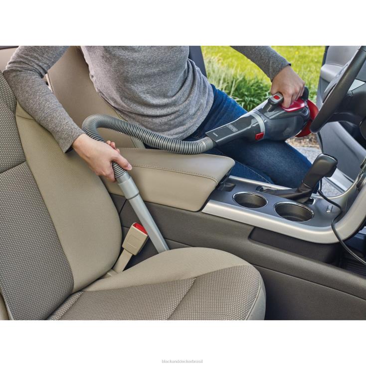 BLACK+DECKER N20D46Dustbuster 12v max dc aspirador portátil para carro vermelho limpeza