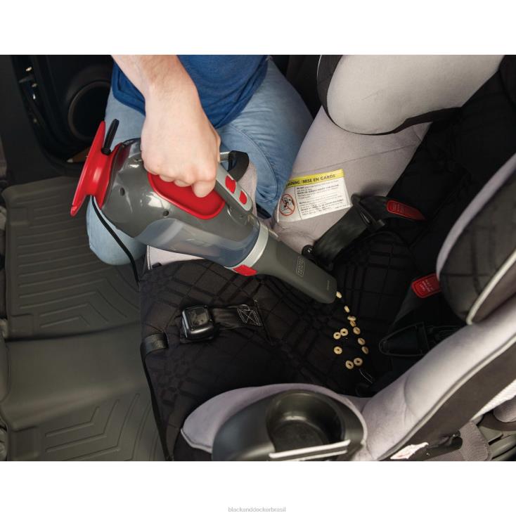BLACK+DECKER N20D46Dustbuster 12v max dc aspirador portátil para carro vermelho limpeza