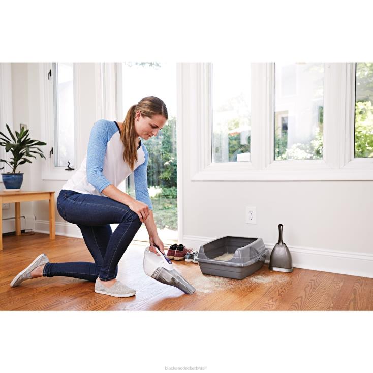 BLACK+DECKER N20D50Dustbuster QuickClean Pet Aspirador portátil sem fio limpeza