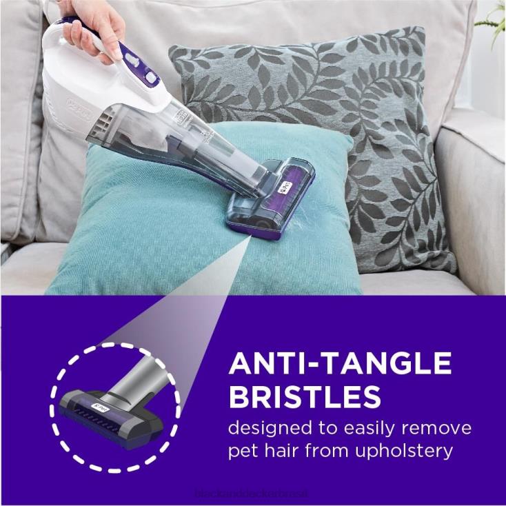 BLACK+DECKER N20D50Dustbuster QuickClean Pet Aspirador portátil sem fio limpeza