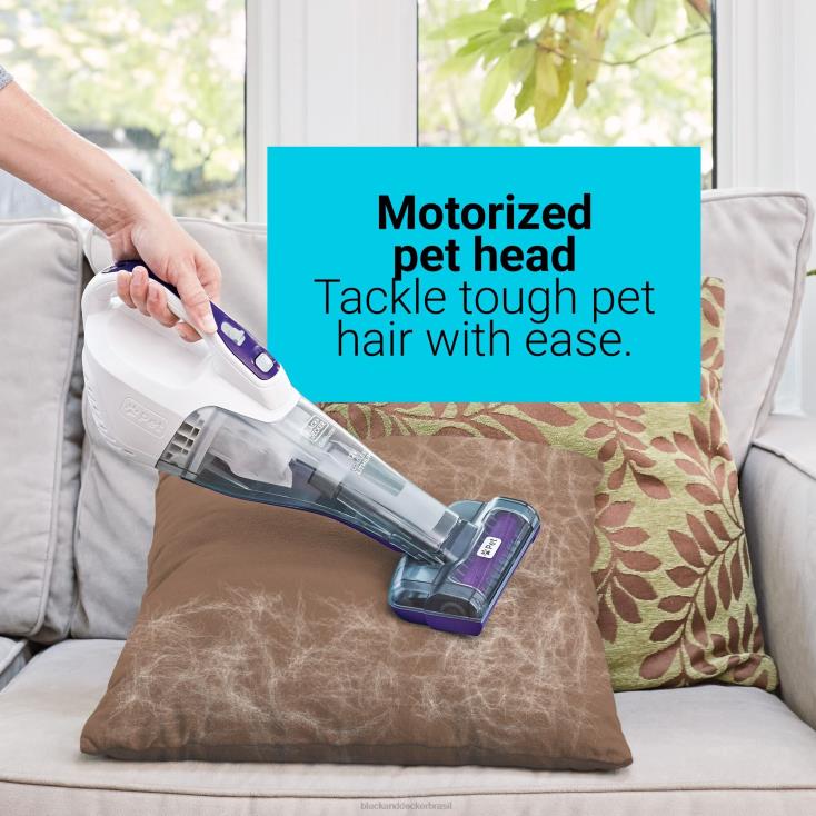 BLACK+DECKER N20D50Dustbuster QuickClean Pet Aspirador portátil sem fio limpeza