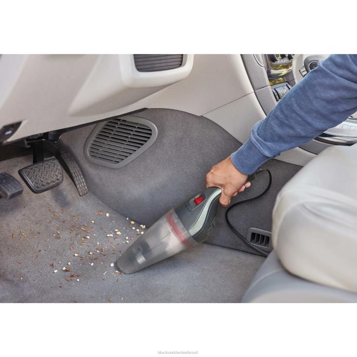 BLACK+DECKER N20D51Dustbuster 12v max dc quickclean carro aspirador portátil cinza limpeza