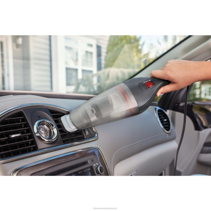 BLACK+DECKER N20D51Dustbuster 12v max dc quickclean carro aspirador portátil cinza limpeza