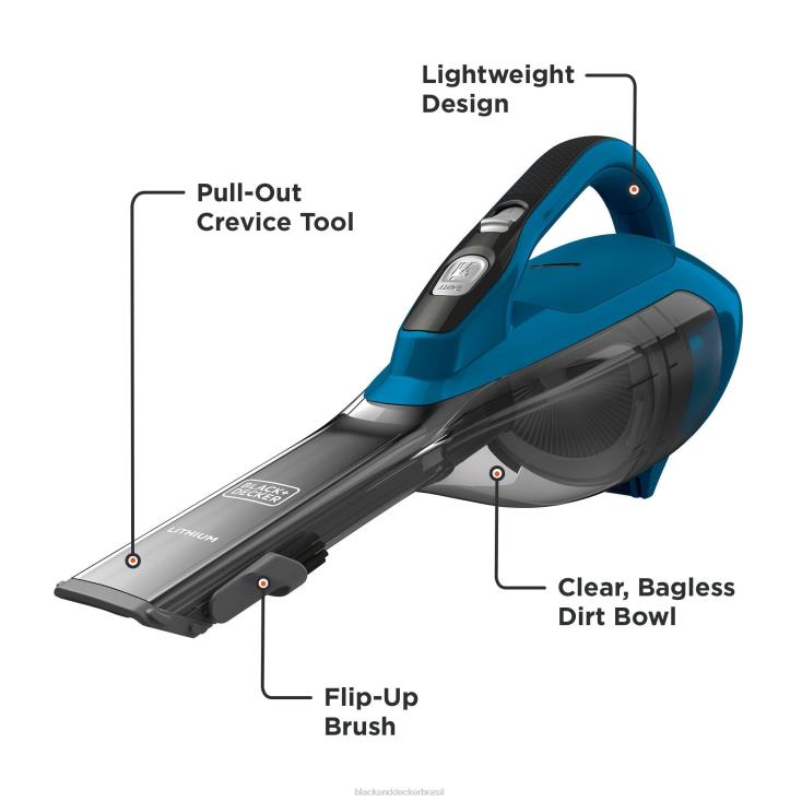 BLACK+DECKER N20D52aspirador portátil sem fio dustbuster advancedclean limpeza
